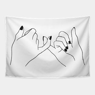 My pinky promises Tapestry