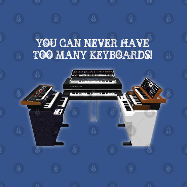 You Can Never Have Too Many Keyboards! - Keyboards - T-Shirt