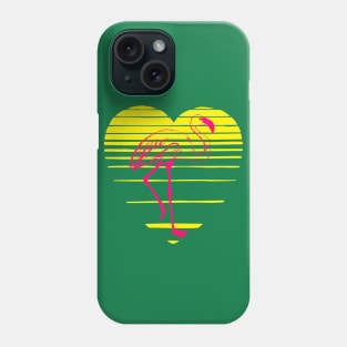 Flamingo lady love. Flamingo lover gift Phone Case