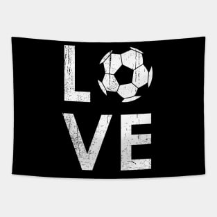 Love Soccer Tapestry