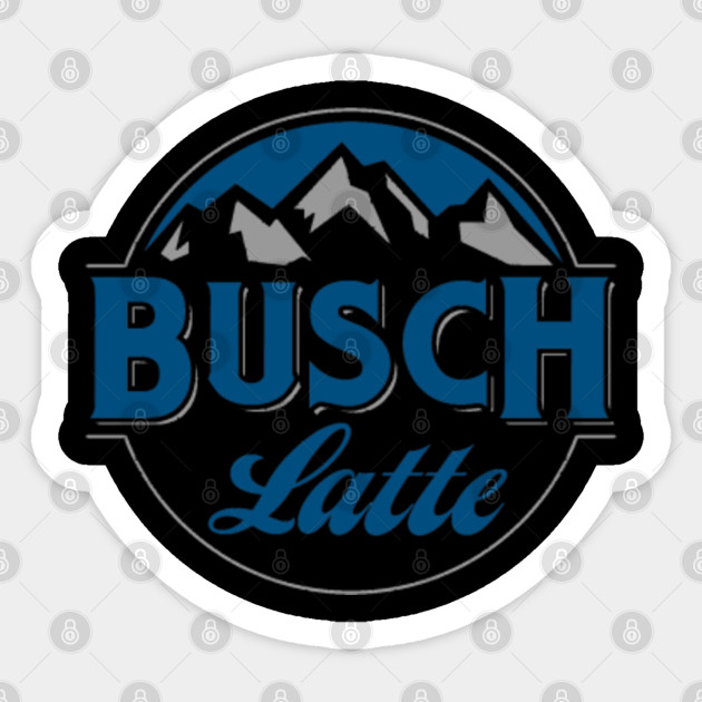 Busch Latte Busch Light Apple Sticker Teepublic
