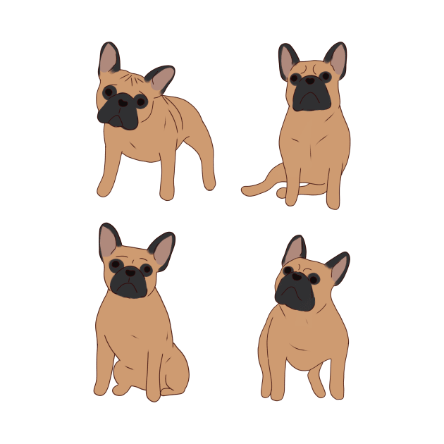 French Bulldog pack by Mayarart