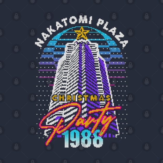 Nakatomi Plaza Christmas Party 1988 Vintage by wildzfreak