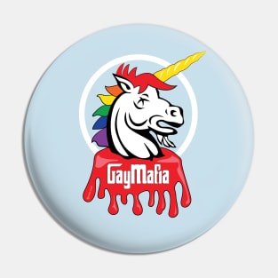 Gay Mafia - Rainbow Edition Pin