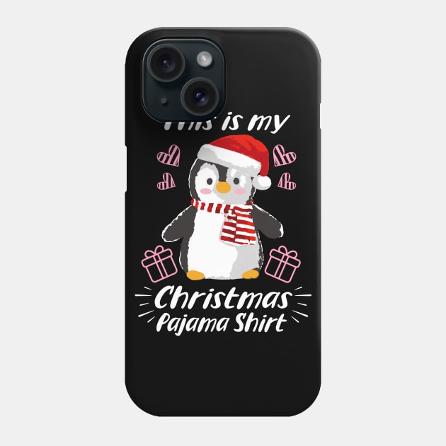 This is my Christmas Pajama Shirt Cute Penguin Phone Case by dnlribeiro88