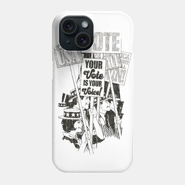 Your Vote is Your Voice 1972 Phone Case by JCD666