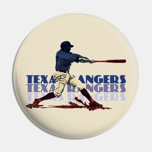 Retro Texas Rangers Slugger Pin