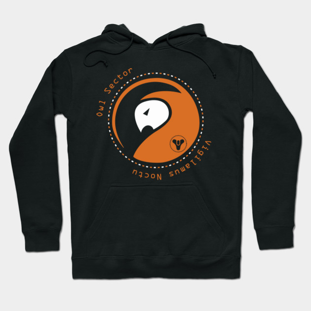 owl sector destiny hoodie teepublic