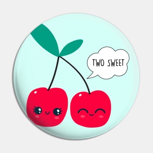 Two sweet cherries - Funny Valentines Pin