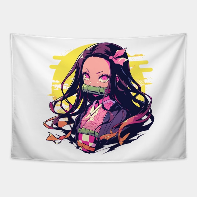 nezuko Tapestry by boxermaniac