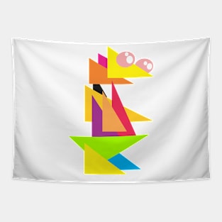 Triangle MOnster Tapestry