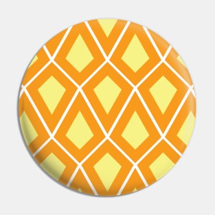 Diamond Seamless Pattern - Orange and Yellow 009#002 Pin