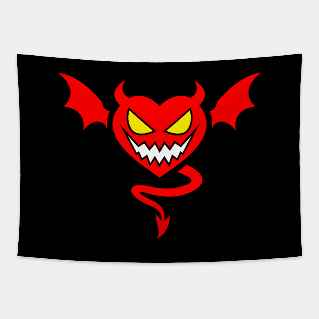 eviLOVEvil Tapestry by Maxsomma