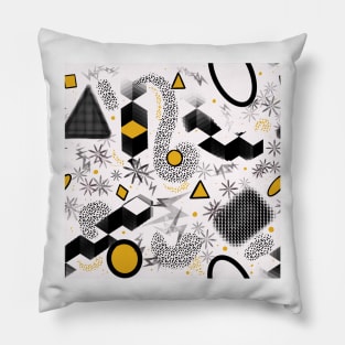 Modern Jumble Pattern Pillow