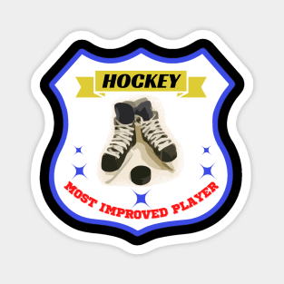 most improved player hockey Magnet