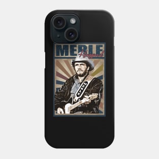 Merle Haggard /// Retro Style Country Music Phone Case