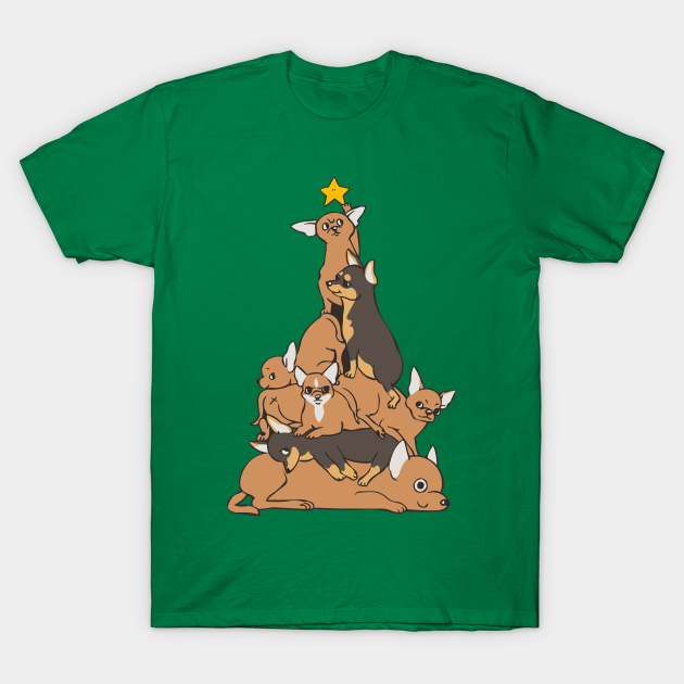 Discover Christmas Tree Chihuahua - Chihuahua - T-Shirt