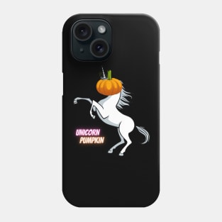 Halloween Unicorn Pumpkin Unicorn with a Pumpkin Head Funny Halloween Costume Halloween Gift Pumpkin Horse Magical Halloween All Hallow's Eve Phone Case