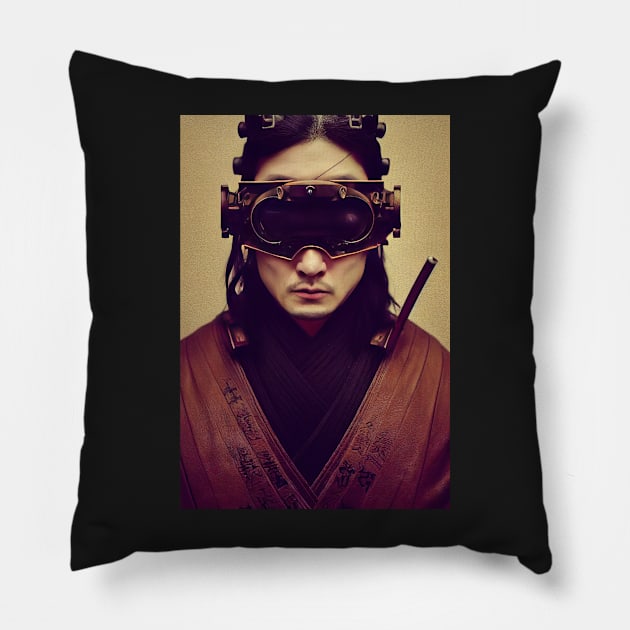 The cyberpunk ronin 2 Pillow by qaisarkhan101