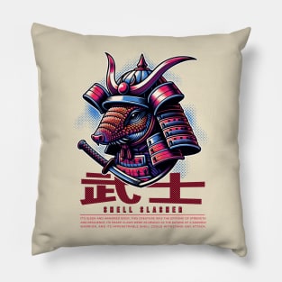 Warior Armadillo Samurai Shell Slasher Pillow