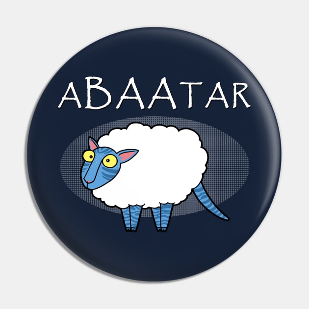 Funny Cute Blue Alien Sheep Cartoon Meme Pin by BoggsNicolas