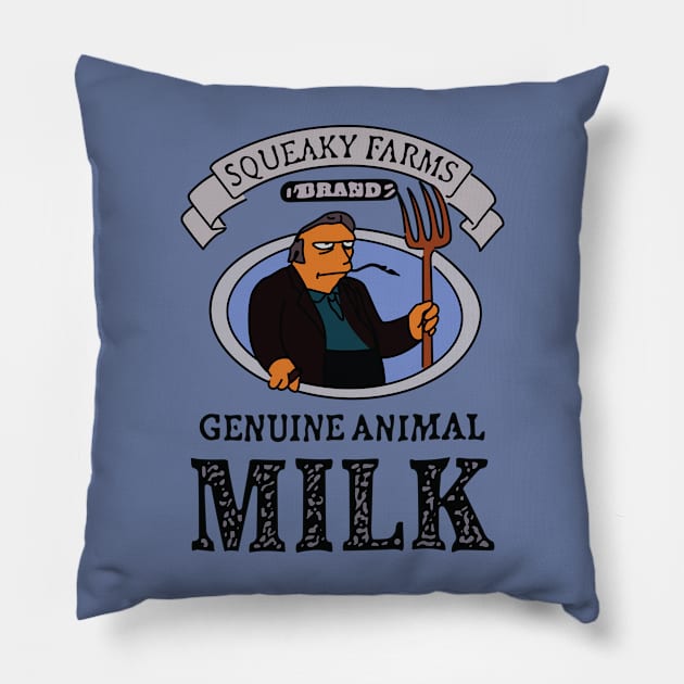 Squeaky Farms' Genuine Animal Milk Pillow by saintpetty