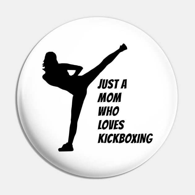 Mom Woman Kickboxer Muay Thai Pin by coloringiship