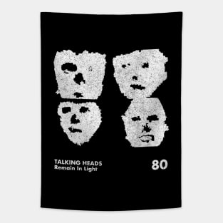 Talking Heads / Remain In Light / Minimalist Graphic Artwork Design Tapestry