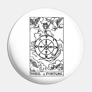 Tarot Card - Wheel Of Fortune Pin