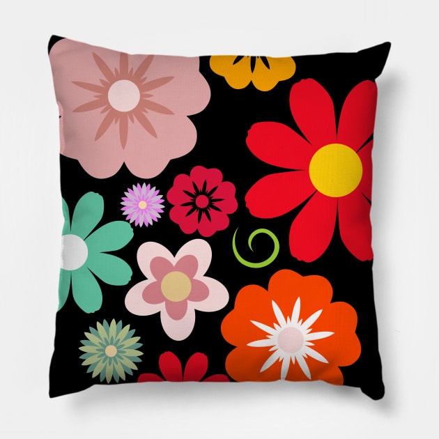 Flowers Pillow by hedehede