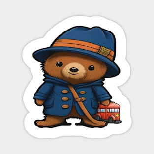 Adorable Paddington Bear Magnet