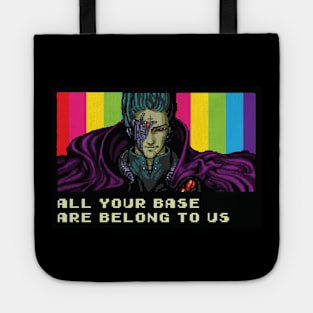 All your base are belong to us Rainbow Tote