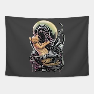 Alien and Cat 88051 Tapestry