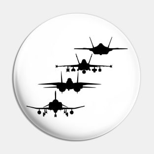 Navy Fighter Jets Pin