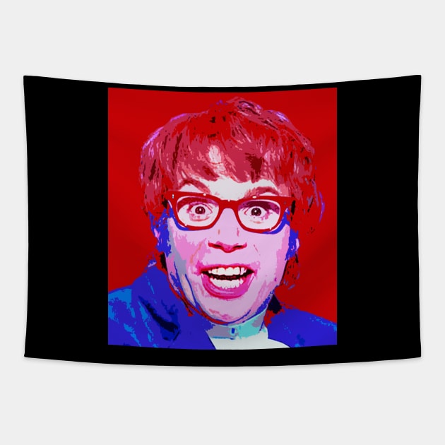 mike myers Tapestry by oryan80