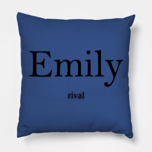 Emily Name meaning Pillow