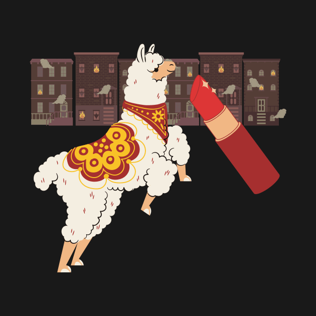 Alpaca Lipstick (no text) by Kyarwon