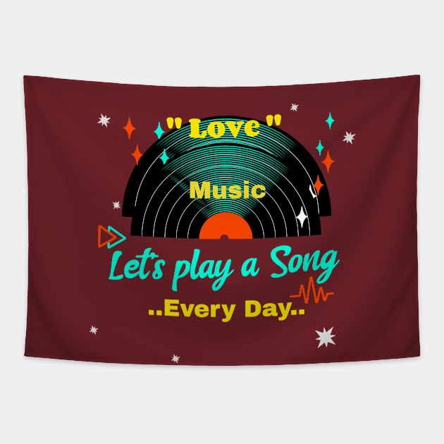 Love music Tapestry by ATime7