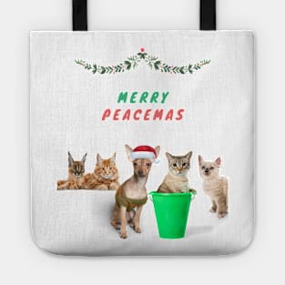 merry peacemas Tote