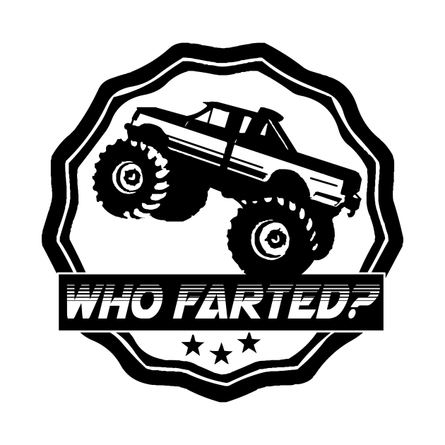 Monster Truck Who Farted? Sticker by Jennikossack