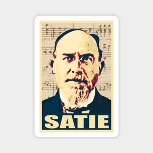 Eric Satie musical notes Magnet