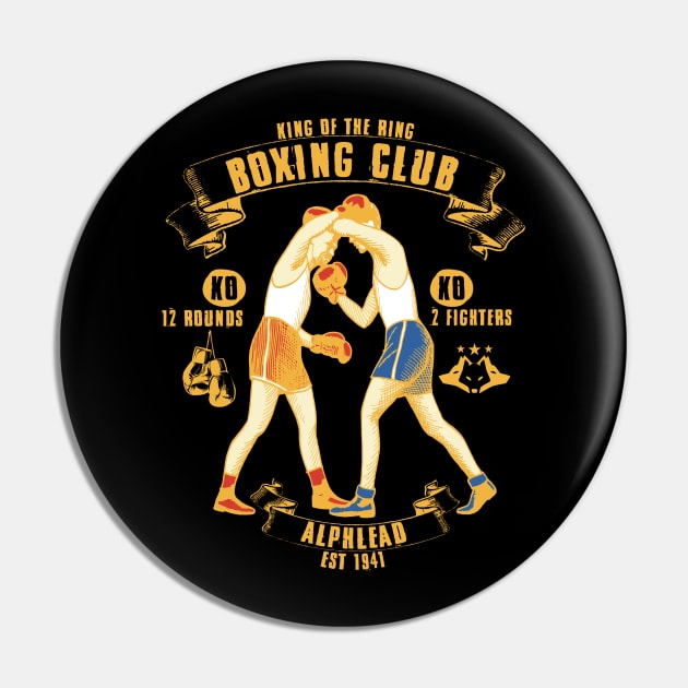 Alphlead Boxing Pin by Aldini