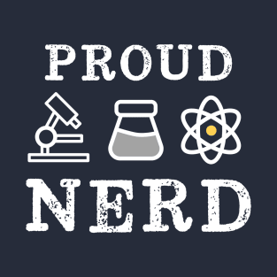 Proud Nerd Retro Science T-Shirt