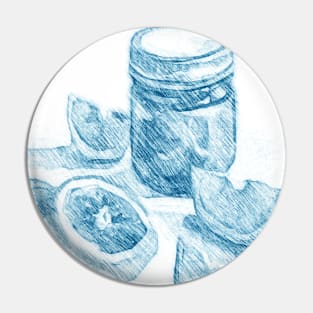 Citrus Jar Pin