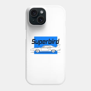 Racing Super Bird Blue Vintage Phone Case