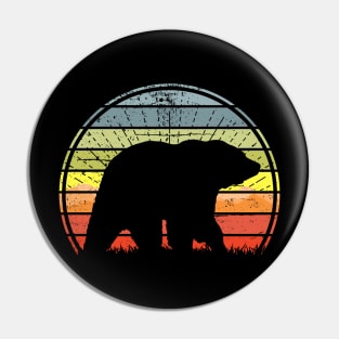 Bear Sunset Pin