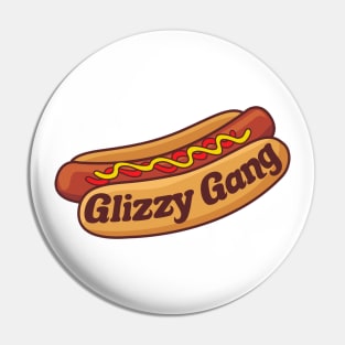 Glizzy Hot Dog Meme Design Pin for Sale by lmzgraphics