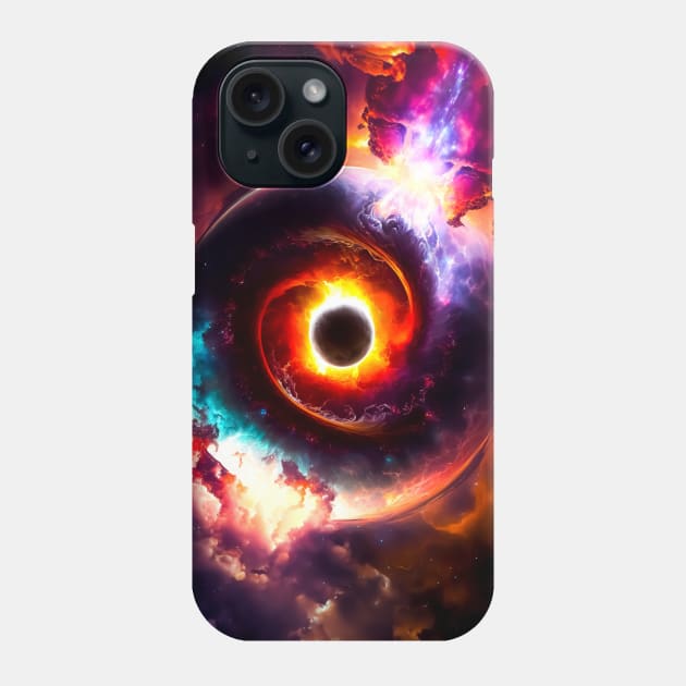 Black Hole Phone Case by James Garcia