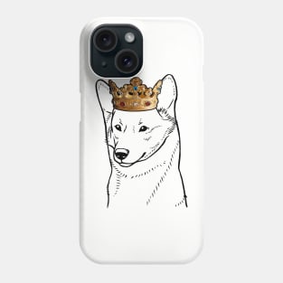 Canaan Dog King Queen Wearing Crown Phone Case