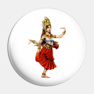 Khmer Cambodian Apsara Dancer Pin